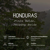 Honduras, Finca Baide, Jeovany Baide